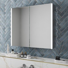 Modern bathroom mirror cabinet - mirror,