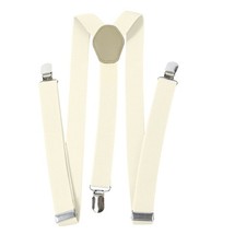 UNISEX ADJUSTABLE BRACES MENS TROUSER ELASTIC X/Y-BACK SUSPENDERS METAL CLIPON
