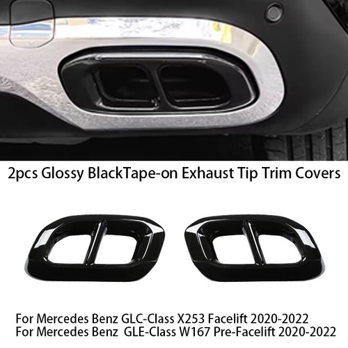 Exhaust pipe tip trim covers - exhaust,