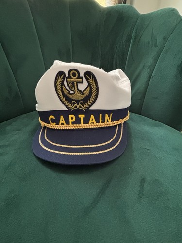 Captain sailor hat - sailor, white