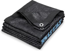 Sunblock Shade Cloth, UV Resistant Net Sun Mesh Shade Canopy with Grommets, Outd