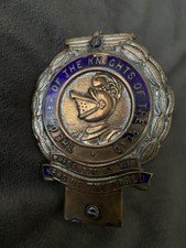 Vintage Car Grill Badge THE