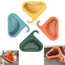 4pcs Filter Shelf Kitchen Leftover Sink Strainer Swan Drain Basket Storage Rack