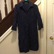 Mexx blue Safari Style Button