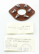 Rotary Switch Wafer 10F/18054 Standard Telephones Radio RAF Vintage Aircraft