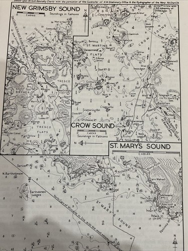 Vintage sea chart 1971 - 1971, the