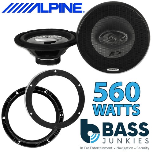 Alpine sxe 3way speakers - 8",