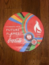Official Coca Cola London 2012 Frisbee / Drum - Olympic Torch Relay - Games