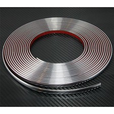 12mm x 2m CHROME CAR STYLING MOULDING STRIP TRIM ADHESIVE