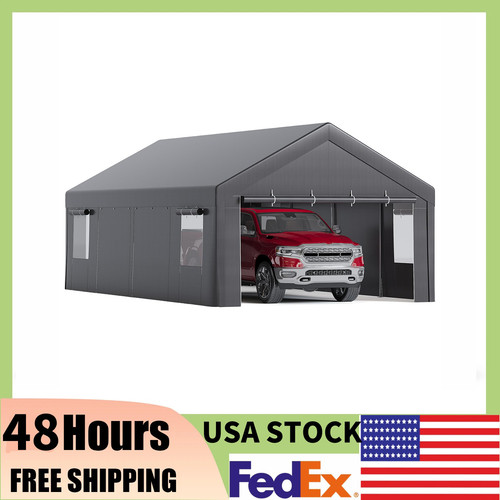 13x25x10 carport canopy car - carport,