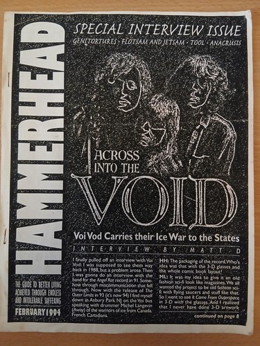 Hammerhead zine interview - hammerhead,