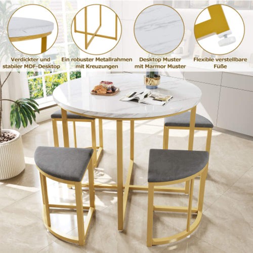 Modern metal frame round - frame,