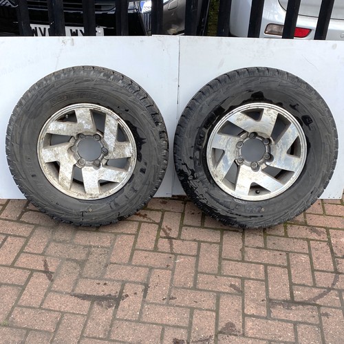 Alloy wheel with part - alloy, x2