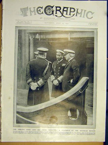 Old antique print king - old,