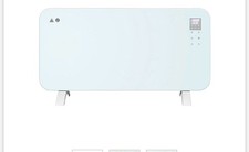 TCP 2kW Electric Portable or Wall-Mounted Glass Panel Heater White (179XG)