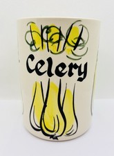 Vintage 1950s 1960s Geoffrey Maund Celery Jar 13.5 cm Tall