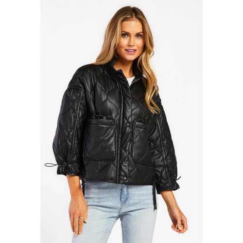 Zara faux leather - zara, quilted