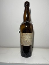 Antique Scotch Whiskey Bottle 1917 James Buchanan Black And White . ￼￼