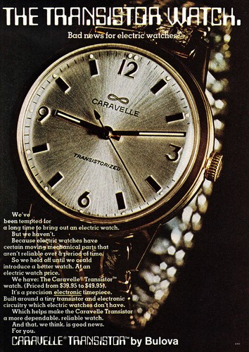 1968 bulova transistor watch - 1968,