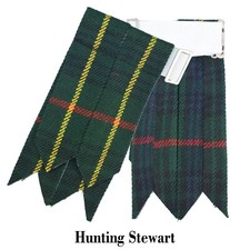 Men's Scottish Hunting Stewart Tartan Kilt Flashes