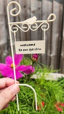 Plant pot garden spike steel