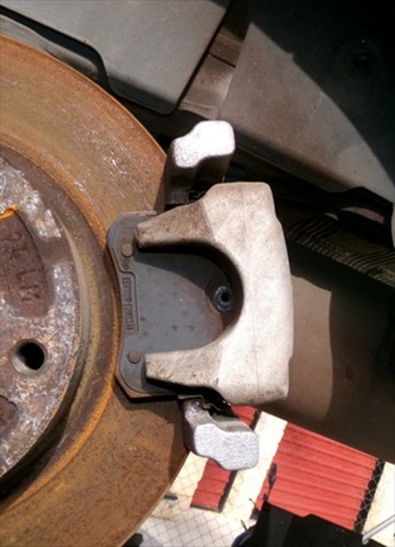Left rear brake - rear, caliper