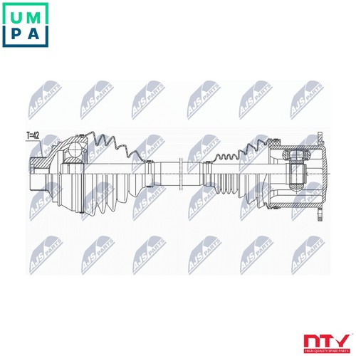 Drive shaft npw 036 - drive, npw-au-036