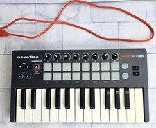 Novation Launchkey Mini MK 2 25-Key USB MIDI Controller Tested Working With Cabl