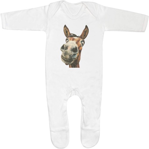 Funny horse baby romper - 'funny,