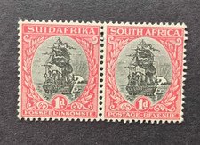 South Africa 1926 1d Bi-Lingual Pair MNH