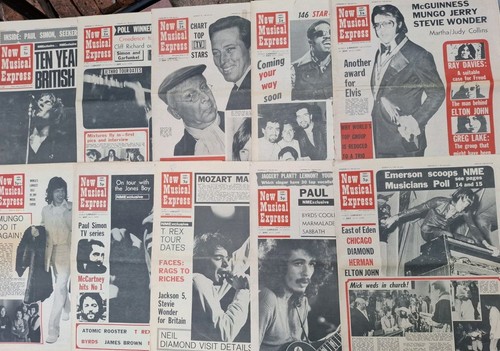 Vintage nme magazine 1971 - x,