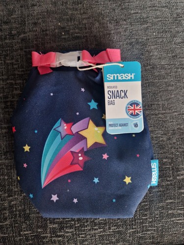 New smash insulated snack bag - new,
