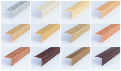Wood effect plastic pvc corner - effect,