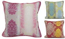 Glitter Damask Cushion Covers
