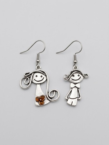 Silver couple shaped gorgeous - couple,