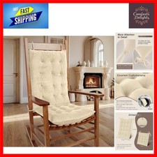 Plush Tufted Rocking Chair