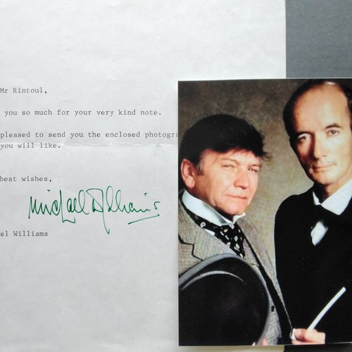 Michael williams signed letter - signed,