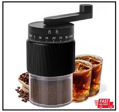 Manual coffee grinder with - coffee,