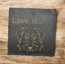 Personalised Pet Slate Coaster