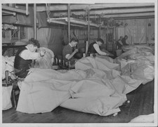 Narrow street overshadowed by