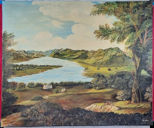 Original oil painting rospa - painting,