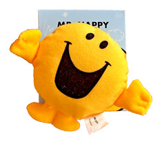 NEW BNIB McDonalds Happy Meal Toy 2024 Iconic Mr HAPPY cuddly Plush Toy NEW/RARE