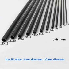 Black/White PVC Plastic Pipe