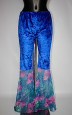 Blue Velvet Flared Hippie