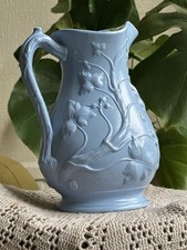 Victorian Cork & Edge “Botanic” Jug – Parian Ware c.1860 Staffordshire 