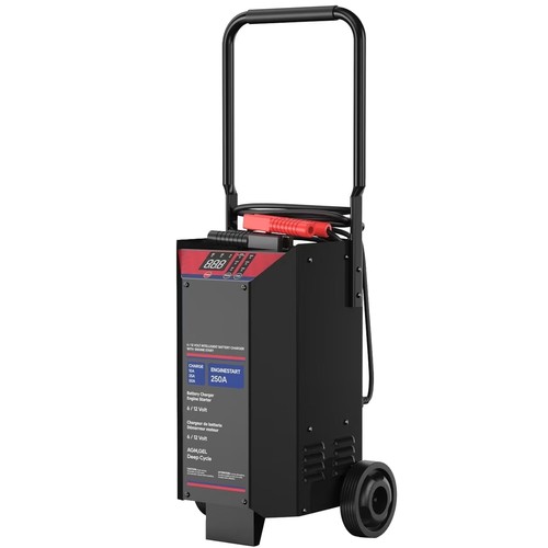 Manual wheeled battery charger - battery,