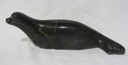 Inuit sculpture seal - sculpture,