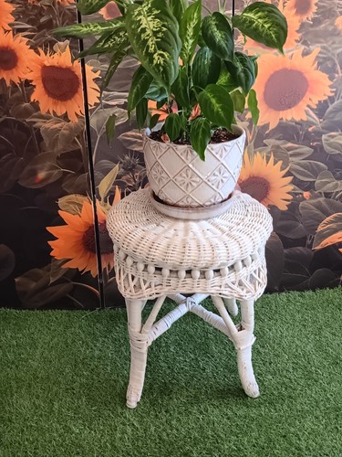Vintage wicker leg vanity - leg,