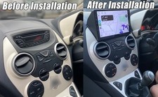 For Ford Ka 2008-2014 Carplay Android 14 Radio Stereo GPS SAT NAV BT CAM 4G+64GB
