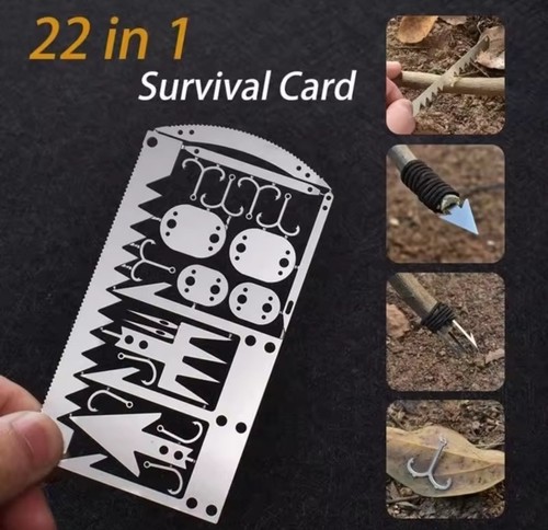 Survival emergency card - emergency,